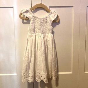 Mayoral toddler girls eyelet dress